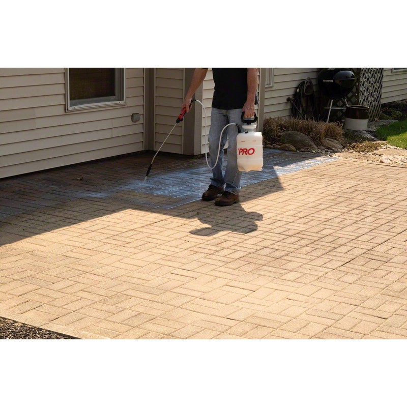 MasonryDefender Low Gloss Patio Paver Sealer - Clear Water-Based Sealant