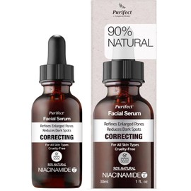 PURIFECT SUERO FACIAL CORRECTOR NIACINAMIDA 90% NATURAL 30ML/1OZ