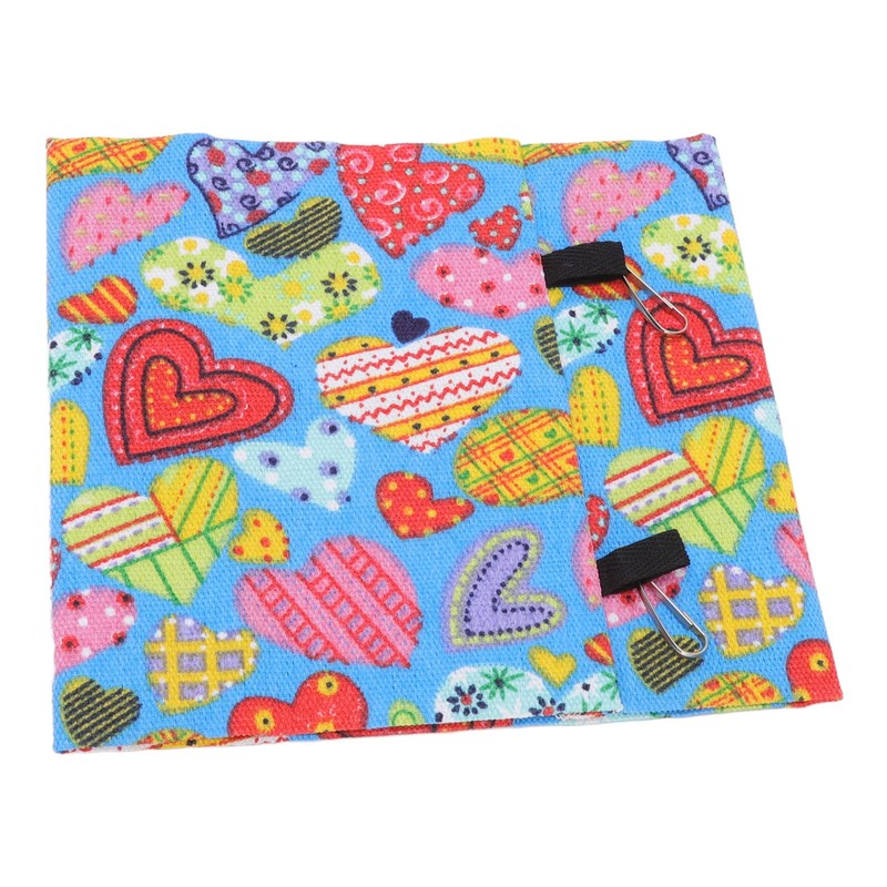 Bird Hanging Bed, Playing Triangular Canvas Colorful Parrots House Bed