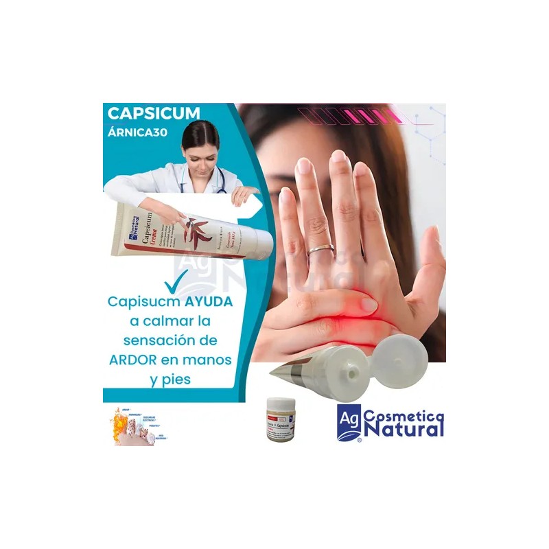 Pack Crema Capsicum 150gr Neuropatía Diabética Árnica 30gr