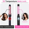 Travel Curling Iron 1 Inch,Small Curling Iron for Short Hair,Dual
