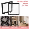 Afcabakila 10Pcs 3D Floating Frame Display Case, 7x7x0.8 inch Transparent