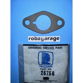 BRIGGS & STRATTON / TORO / CRAFTSMAN / CUB CADET / MTD GENUINE OEM TECUMSEH INTAKE GASKET P/N 26756 H, HS, LV, LAV, TNT, TVS, V, VH B51