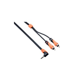 Bespeco SLYMPR500 5 m 1 Stereo Jack 90 Degree to 2 RCA Male Interlink Cable