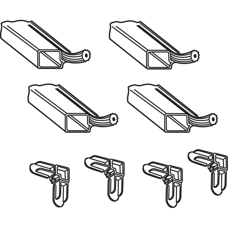 Prime-Line PL 7812 Aluminum Screen Frame Kit, 5/16 inch x