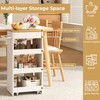 IRONCK Slim Storage Rolling Cart with Drawer and Wheels and