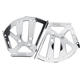 2 Piezas de Acero Inoxidable Zapatos Cajón Gabinete Bisagras Turing Rack Accesorios de Repuesto (3 capas)