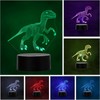 LED Dinosaur Velociraptor Colour Changing USB Night Light and Decoration