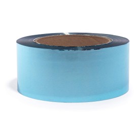 TCDesignerProducts Light Blue Metallic Streamer, 2 Inches x 500 Foot