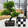 Tissue Box Holder, Cube Tissue Box Covers, PU Leather Square