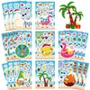 24PCS Hawaiian Summer Christmas Stickers for Kids - DIY Mix