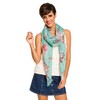 Scarfs for Women Lightweight Floral Flower Fall Winter Fashion Wrap