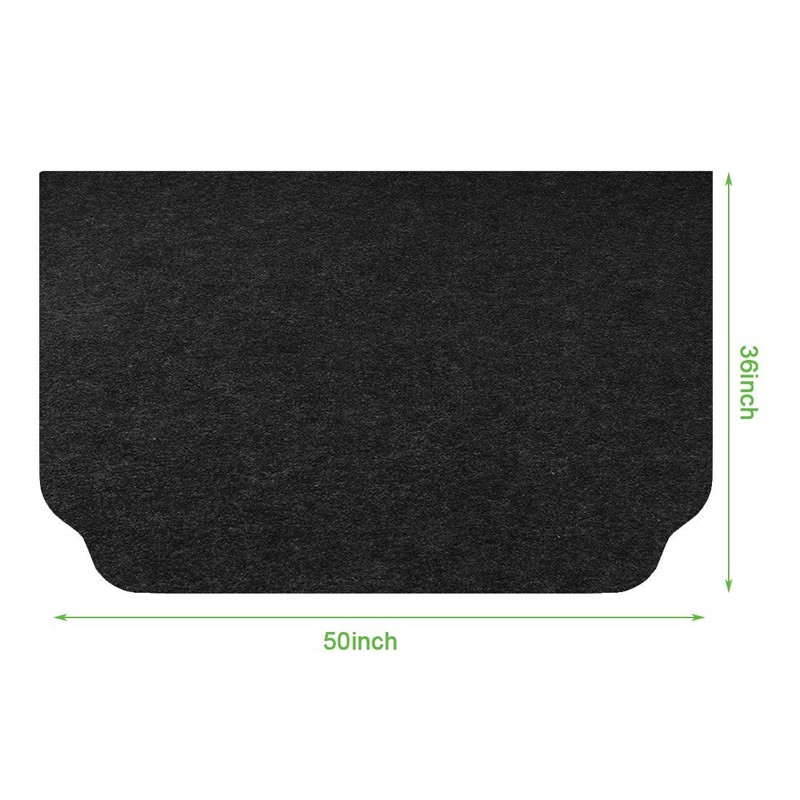 Fireproof Fireplace Hearth Rug, Fireplace Mat for Hearth, Non Slip