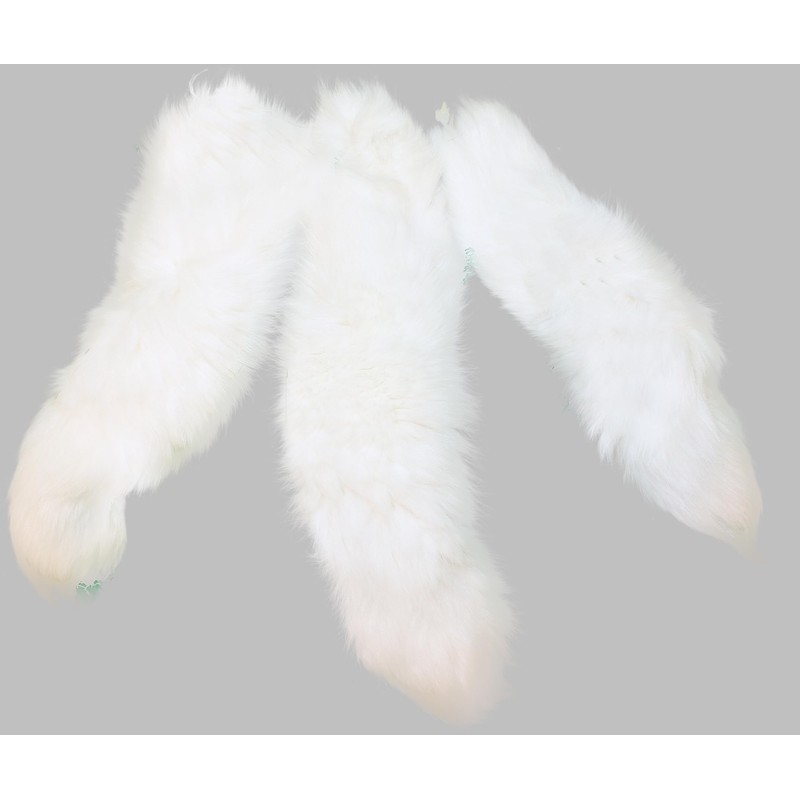 Glacier Wear White Shadow Fox Tails fxx1725