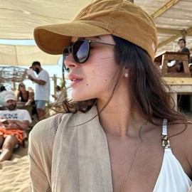 STGATN Vintage Round Sunglasses for Women Polarized UV Protection, Trendy Retro Designer Style ST028