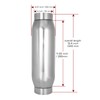 MXA 3 inch Exhaust Muffler, Round Straight Through Exhaust Muffler