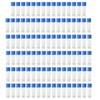 HUAZIZ Pack of 100 2 ml Freezing Tubes Blue with