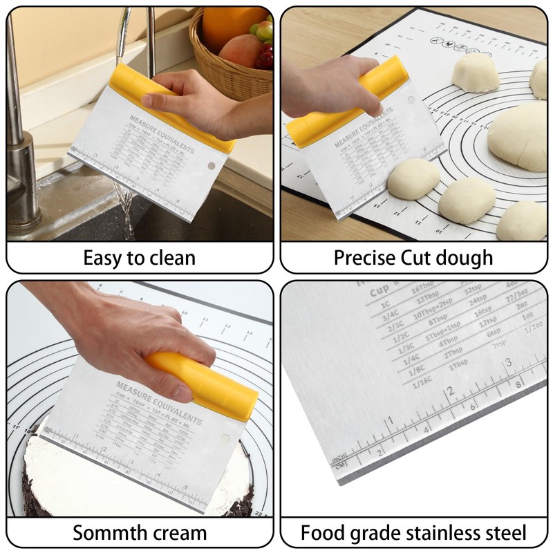 Unokit Rolling Pin for Baking - 3-Piece Set, 17.5" Rolling