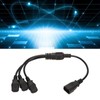 IEC 320 C14 to 3 X C13 Power Cable Universal