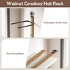 TIPSYTREE Cowboy Hat Rack for Wall – 3-Piece Western Hat