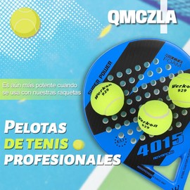 Pelotas de Tenis, Pelotas de Tenis Presurizadas de Fieltro Extra Resistente Alta Calidad, Tenis de Goma de Alta Elasticidad, Juego Interior y Exterior, Mascota Juguetes
