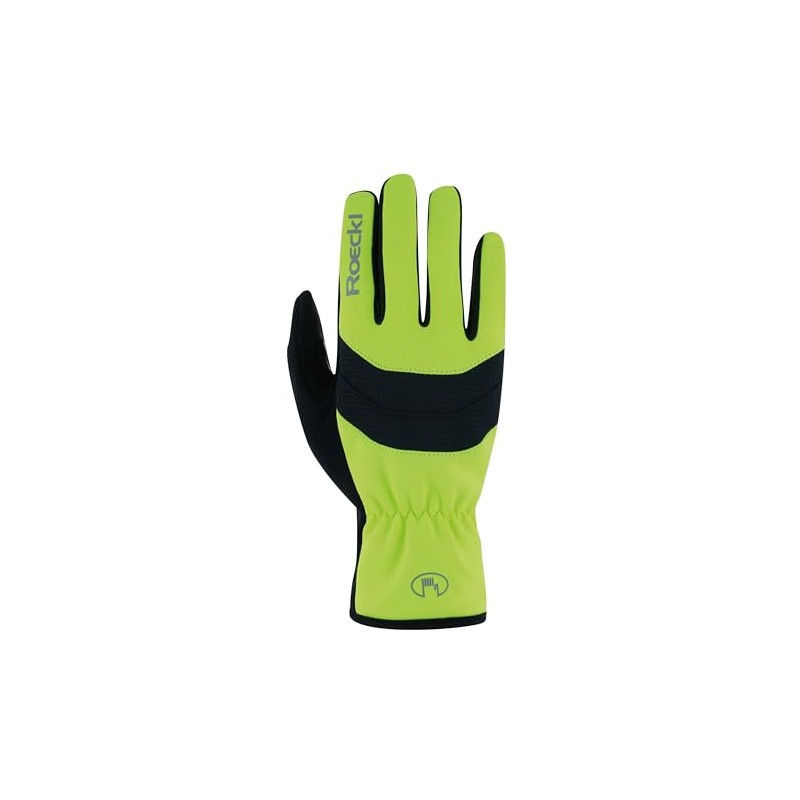 Roeckl Raiano Winter Cycling Gloves Long Fluo Yellow 2023: Size: