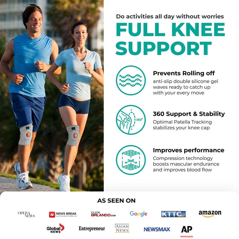 MODVEL Knee Brace for Women & Men with Side Stabilizer