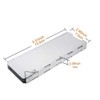 Mintice 9 Plate Outdoor Aluminium Wind Protection Foldable Windscreen Camping
