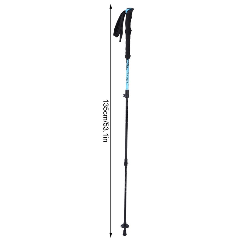 7075 Aluminium Alloy Outdoor Climbing Stretchable Trekking Pole Alpenstock Outside