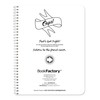 BookFactory NotRight (Left-Handed) Notebook/Lefty Not Right Notebook 120 Pages 8.5''