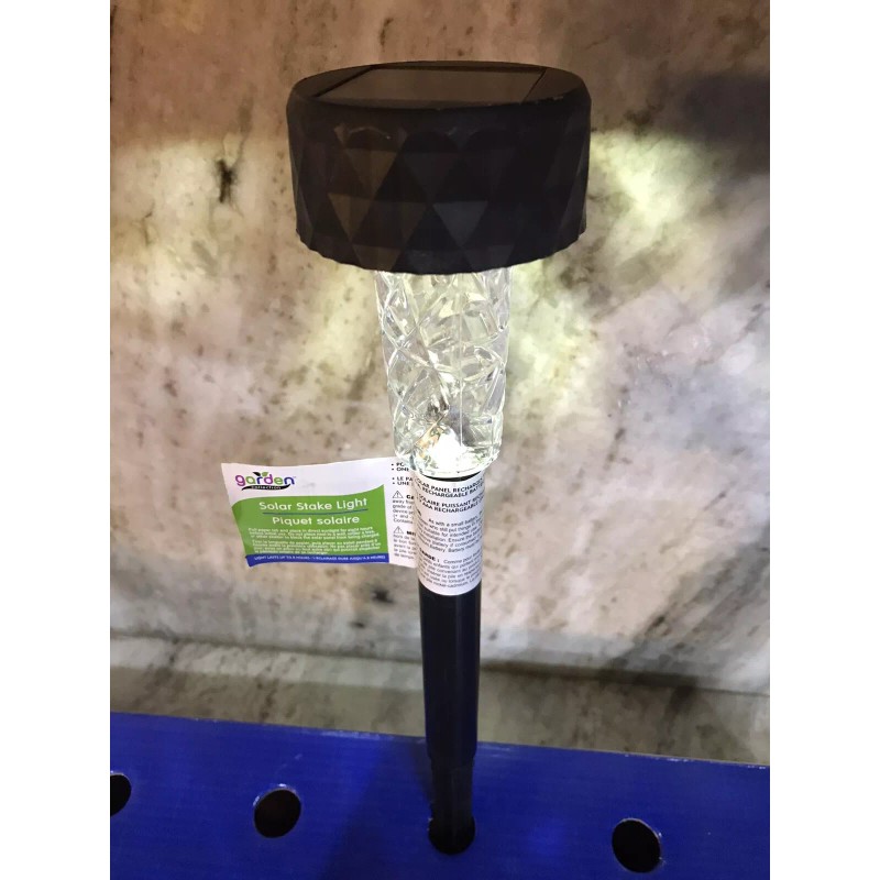 Garden Collection Solar Stake Light. Black ShipN24hours-R