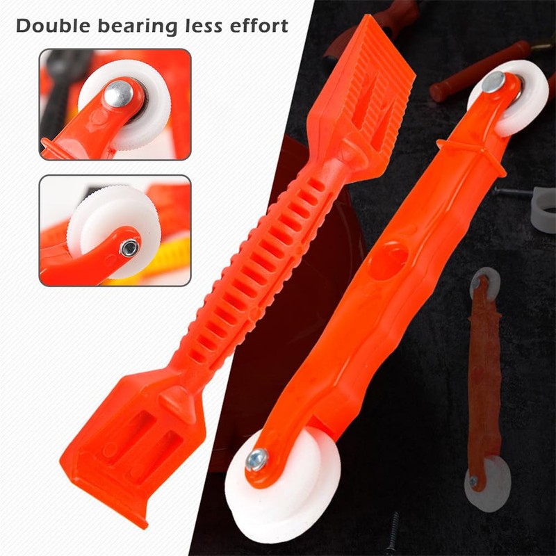 Modonghua Window Glazing Tool Set, 4 Pieces, Heavy Duty Glazing