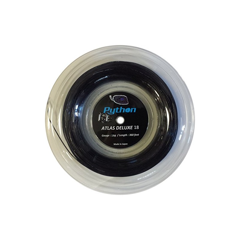 Python Atlas Deluxe Racquetball String Reel (Black, 18g) (360 ft.)