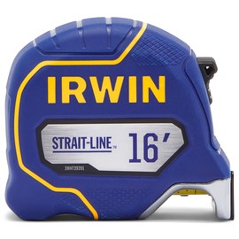 IRWIN Strait-LINE Tape Measure, 25 ft, Includes Retraction Control, for All Your Measuring Needs (IWHT39393S)