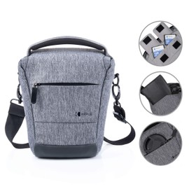 Kameratasche DSLR/SLR Kamera Tasche Kompatibel mit Olympus E-5, E-600, OM D E M1 Mark II III, M5 II III, M10 II III, SP-600UZ SP-610UZ SP-620UZ SP-800UZ SP-810UZ, SP-820UZ, Stylus 1, 1s