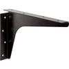 12" x 18" Heavy-Duty Steel Shelf Bracket, White, Pair
