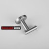 JQK Bathroom Towel Hook Brushed, Coat Robe Clothes Bath Wall