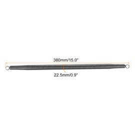 QUARKZMAN Spring Pipe Bender Diameter 22.2 mm/0.9 Inch Steel Pipe Bending Pipes 380 mm/15.0 Inches Long for 1 Inch PVC Pipe (ID 23.2 mm) Home Renovations, Electrician Pipe Bending
