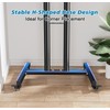 Forged Stand Mobile TV Cart withWheels for 23-60 Inch LCD
