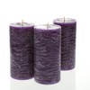Richland Set of 3 Pillar Candles 3" x 6" Unscented