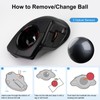 SANWA Trackball 44mm/1.73in, Replacement Ball GMAWBTTB138N/GMATB137, ELECOM DEFT/DEFT PRO, and