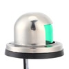2pcs 12V Red Green LED Navigation Lights Stainless Steel Sailing