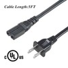 SLLEA 5ft AC Power Cord for T3 Voluminous Hot Rollers
