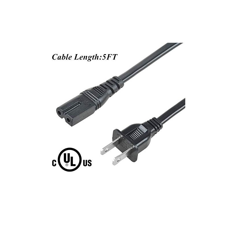 SLLEA 5ft AC Power Cord for T3 Voluminous Hot Rollers