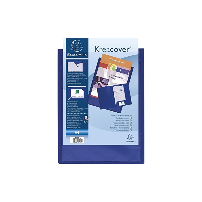 Exacompta - Ref 43502E - Kreacover Personalisable Presentation Folder -