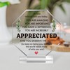 Yopyame Acrylic Inspirational Gift Ideas - Thank You Gifts for