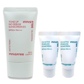 Innisfree Tone Up No Sebum Sunscreen EX 50ml+ / 이니스프리 톤업 노세범 선스크린 EX 50ml+