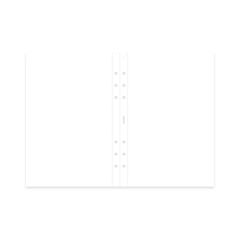 A5サイズ PLOTTER/プロッター ドローイングペーパー メモパッド システム手帳リフィル 77