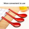 6Pcs Soup Spoon Ramen Noodle Soup Ladle White Soup Spoons