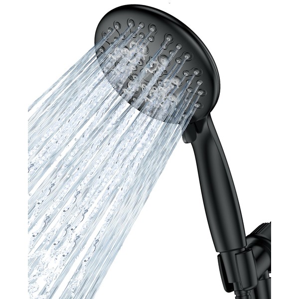 JDO Shower Head with Handheld, 6 Spray Settings High Pressure